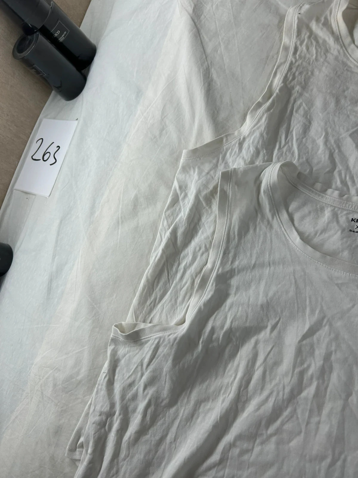 Set van 2 witte tanktops kiabi maat xl – photo 6